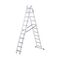 Aluminium multi-purpose Ladder "QuickStep" | 11 2.99 m / 4.59 m / 5.90 m approx. 4.23 m / 5.26 m / 7.04 m 130 mm