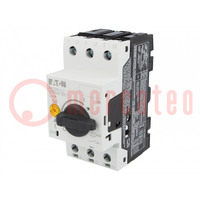 Interruptor motorizado; 2,2kW; 220÷690VAC; para raíl DIN; IP20