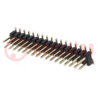 Pin header; pin strips; male; PIN: 34; vertical; 2mm; SMT; 2x17