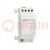 Extension module; for DIN rail mounting; Output: relay x2
