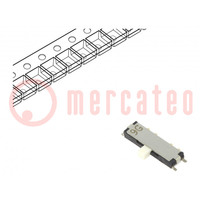 Switch: slide; Pos: 3; SP3T; 0.3A/4VDC; ON-ON-ON; SMT; Leads: curved