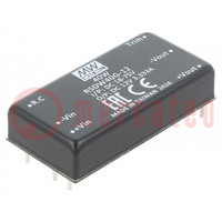 Convertitore: DC/DC; 40W; Ud'ingr: 18÷75V; Ud'usc: 12VDC; 2"x1"