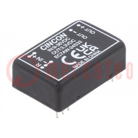 Omvormer: DC/DC; 10W; Uin: 9÷36V; Uuit: 3,3VDC; Iuit: 2000mA; DIP24