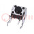Microswitch TACT; SPST; Pos: 2; 0.05A/12VDC; THT; 1N; 6x6x3.5mm