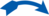 Drehrichtungspfeile - Blau, 32 x 112 mm, Folie, Selbstklebend, Im Uhrzeigersinn