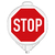 Modellbeispiel: Schild aus Kunststoff mit Verkehrszeichen, STOP (Art. 40022)