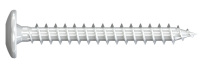 Schraubengrafik - Kleinbeschlagsschrauben KBS, TX 30 Sternantrieb, Stahl Ruspert Silber beschichtet, RN 9258