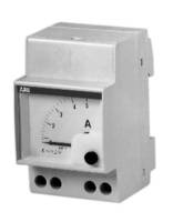 Amperemeter REG Drehspule 0-5A AC WandlAnschl 1,5Kl 58x85mm