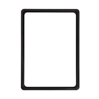 Preisauszeichnungstafel / Plakatwechselrahmen / Plakatrahmen aus Kunststoff | zwart, ca. RAL 9005 DIN A6 aan de korte zijde