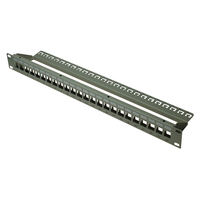 Patchpanel Modular für 24 Keystone Module, leer, 1HE