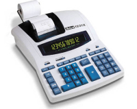 Ibico 1231X calcolatrice Desktop Calcolatrice con stampa Blu, Bianco
