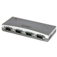 StarTech.com Hub série RS232 à 4 ports - Adaptateur USB vers 4x DB9 RS232 alimenté par bus