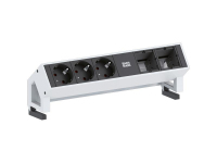 Bachmann Desk 2 power uitbreiding 0,2 m 3 AC-uitgang(en) Zwart, Wit