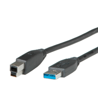 ROLINE 11.02.8870 cable USB 1,8 m USB 3.2 Gen 1 (3.1 Gen 1) USB A USB B Negro