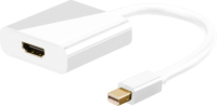 Goobay miniDisplayPort/HDMI 0,1 m HDMI Typ A (Standard) Weiß