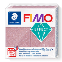 Staedtler FIMO 8010 Glitter Pâte à modeler 57 g Or rose 1 pièce(s)