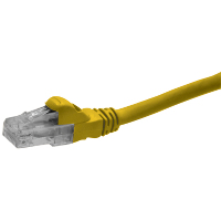 APC DCEPCURJ01YLM cable de red Amarillo 1 m Cat5e U/UTP (UTP)