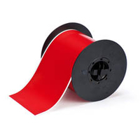 Brady 142023 cinta para impresora de etiquetas Rojo sobre blanco