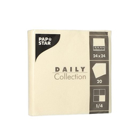 Papstar Daily Collection Serviette Champagner