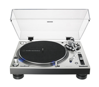 Audio-Technica AT-LP140XPSV Direkt angetriebener DJ-Plattenspieler Silber