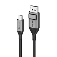 ALOGIC ULMDPDP01-SGR kabel DisplayPort 1 m Mini DisplayPort Czarny, Szary