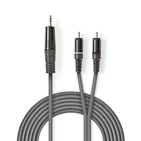 Nedis COTH22200GY15 câble audio 1,5 m 3,5mm 2 x RCA Gris