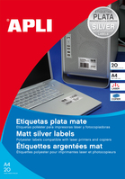 APLI 01227 etiqueta de impresora Blanco Etiqueta para impresora autoadhesiva