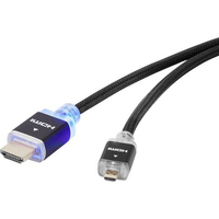 SpeaKa Professional SP-7870604 HDMI kabel 1 m HDMI Type A (Standaard) HDMI Type D (Micro) Zwart
