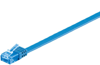 Microconnect V-UTP6A005B-FLAT Netzwerkkabel Blau 0,5 m Cat6a U/UTP (UTP)