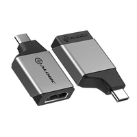 ALOGIC ULCHDMN-SGR USB-Grafikadapter 3840 x 2160 Pixel Schwarz, Grau