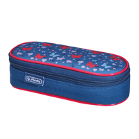 Herlitz Butterfly Dance Zachte etui Polyester Blauw, Roze