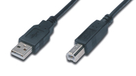 M-Cab 7000517 USB-kabel 5 m USB 2.0 USB A USB B Zwart