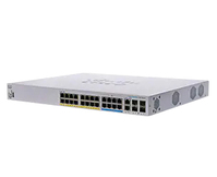 Cisco CBS350 Managed L3 Gigabit Ethernet (10/100/1000) Power over Ethernet (PoE) 1U Zwart, Grijs