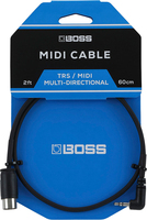 BOSS BMIDI-2-35 Audio-Kabel 0,6 m 3.5mm TRS MIDI Schwarz