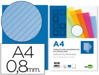 Liderpapel TA07 cubierta A4 Polipropileno (PP) 50 pieza(s)