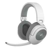Corsair HS55 WIRELESS Zestaw słuchawkowy Bezprzewodowy Opaska na głowę Gaming Bluetooth Biały
