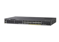 Cisco Catalyst 2960X-24PD-L Network Switch, 24 Gigabit Ethernet Ports, 370W PoE Budget, two 10 G SFP+ Uplink Ports, Enhanced Limited Lifetime Warranty (WS-C2960X-24PD-L)