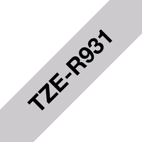 Brother TZE-R931 taśma do drukarek Czarny