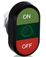 ABB 1SFA611132R1102 push-button panel Black, Green, Red