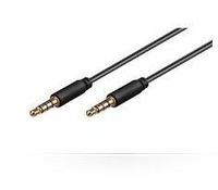 Microconnect IPOD012 audio cable 1 m 3.5mm Black