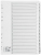 5Star 464432 tab index Blank tab index White