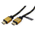ROLINE 11.04.5502 cavo HDMI 2 m HDMI tipo A (Standard) Nero, Oro