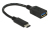 DeLOCK 0.15m USB 3.1 cable USB 0,15 m USB 3.2 Gen 2 (3.1 Gen 2) USB C USB A Negro