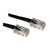 C2G Cat5E Crossover Patch Cable Black 0.5m networking cable