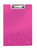 Leitz WOW Clipfolder with cover clipboard A4 Metal, Polyfoam Pink