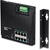 Trendnet TI-PG102F hálózati kapcsoló Gigabit Ethernet (10/100/1000) Ethernet-áramellátás (PoE) támogatása Fekete