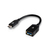 V7 USB Kabel USB 3.0 A (f) auf USB-C (m), schwarz 0.3m 1ft
