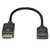 Tripp Lite P136-001 DisplayPort to HDMI Video Adapter Video Converter (M/F), HDCP, Black, 1 ft.