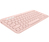 Logitech K380 Multi-Device Tastatur Bluetooth AZERTY Französisch Pink