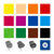 Staedtler 146 10C crayon de couleur Noir, Bleu, Bordeaux, Marron, Vert, Bleu clair, Vert clair, Mauve, Orange, Pêche, Rouge, Jaune 15 pièce(s)